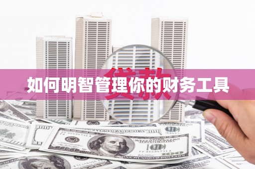 阳春如何明智管理你的财务工具