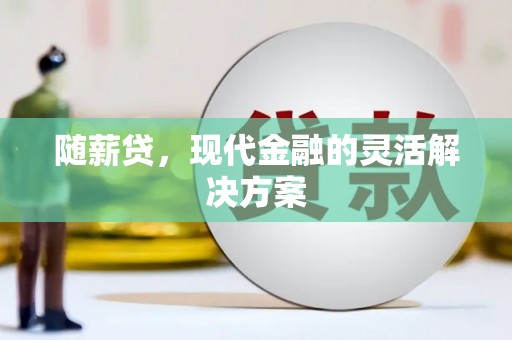 汝南随薪贷，现代金融的灵活解决方案