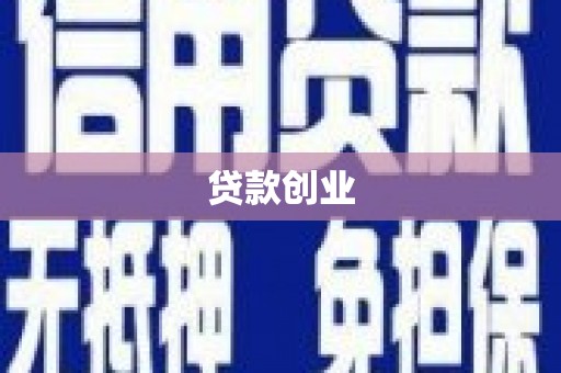 南充贷款创业
