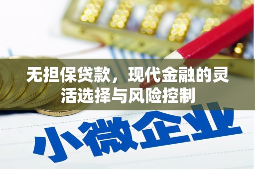 涉县无担保贷款，现代金融的灵活选择与风险控制
