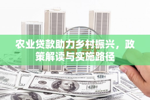 北市农业贷款助力乡村振兴，政策解读与实施路径