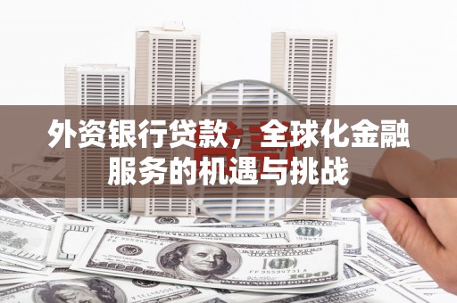 左镇外资银行贷款，全球化金融服务的机遇与挑战