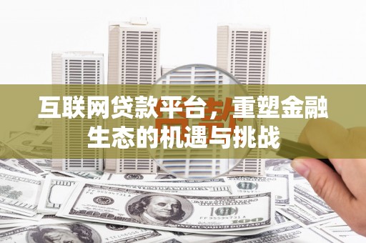 南山互联网贷款平台，重塑金融生态的机遇与挑战