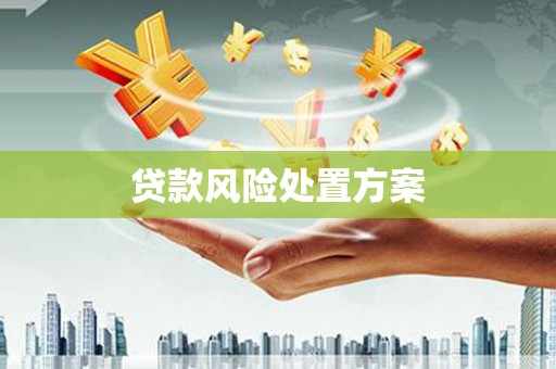 喀喇沁旗贷款风险处置方案
