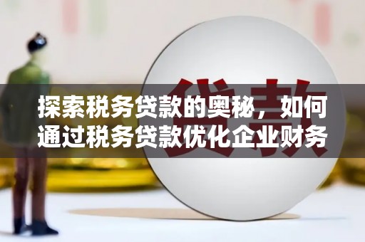从化探索税务贷款的奥秘，如何通过税务贷款优化企业财务