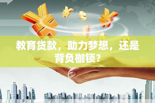 陆川教育贷款，助力梦想，还是背负枷锁？
