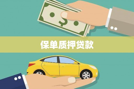 曲沃保单质押贷款