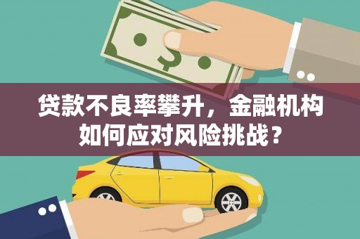 揭阳贷款不良率攀升，金融机构如何应对风险挑战？