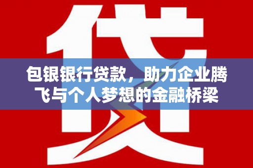 洪雅包银银行贷款，助力企业腾飞与个人梦想的金融桥梁