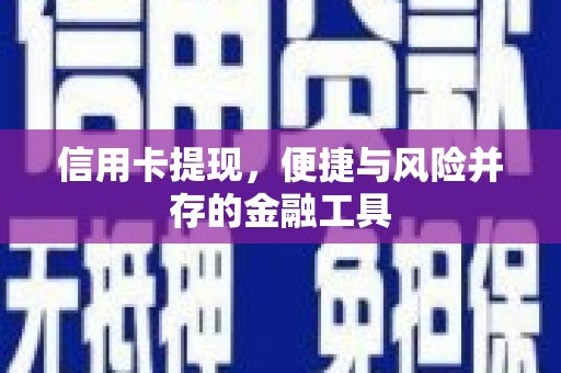 盖州信用卡提现，便捷与风险并存的金融工具
